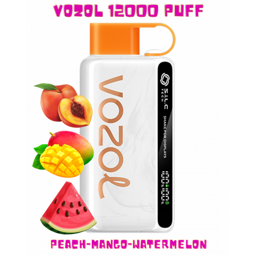Vozol 12000 Peach Mango Watermelon Vozol 12000 Peach Mango Watermelon